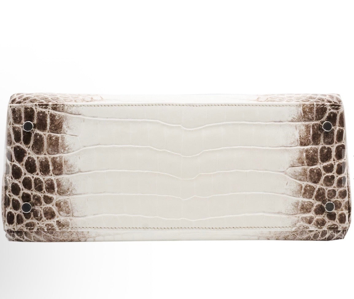 Hermès Himalaya Matte Niloticus Crocodile